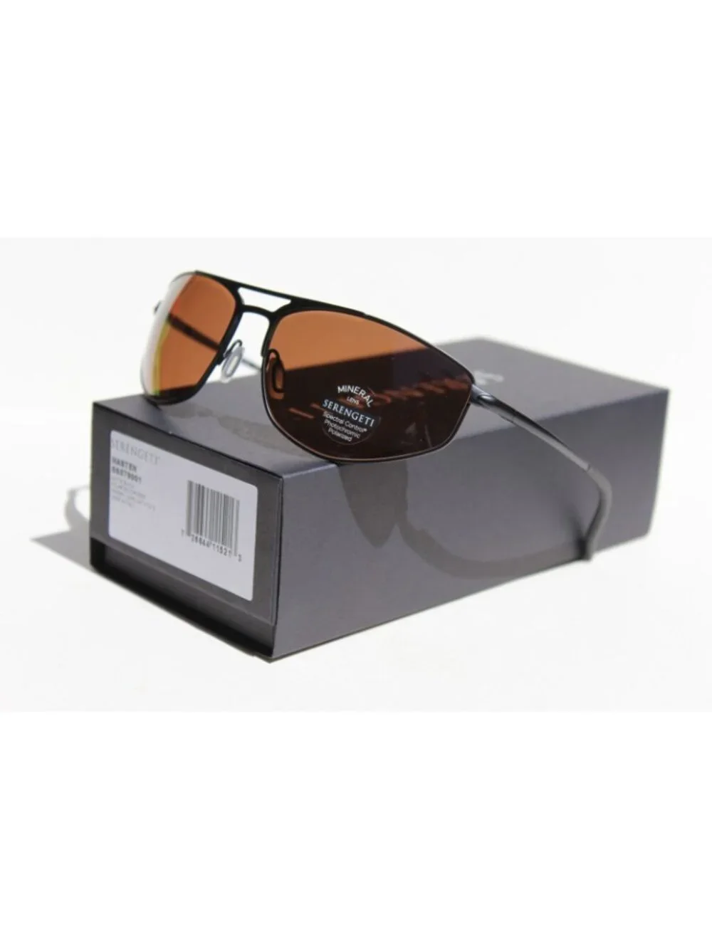 SERENGETI Masten POLARIZED Sunglasses Matte Black/Drivers NEW SS579001 Italy